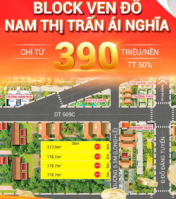 ĐẤT NỀN VEN ĐÔ – ĐẠI AN CENTRAL