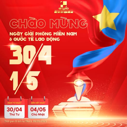 THÔNG BÁO NGHỈ LỄ 30/4 – 1/5